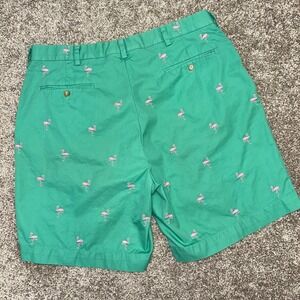 Vintage Polo Golf Ralph Lauren All Over Flamingo Shorts Men‎ Size 36 Green Pink